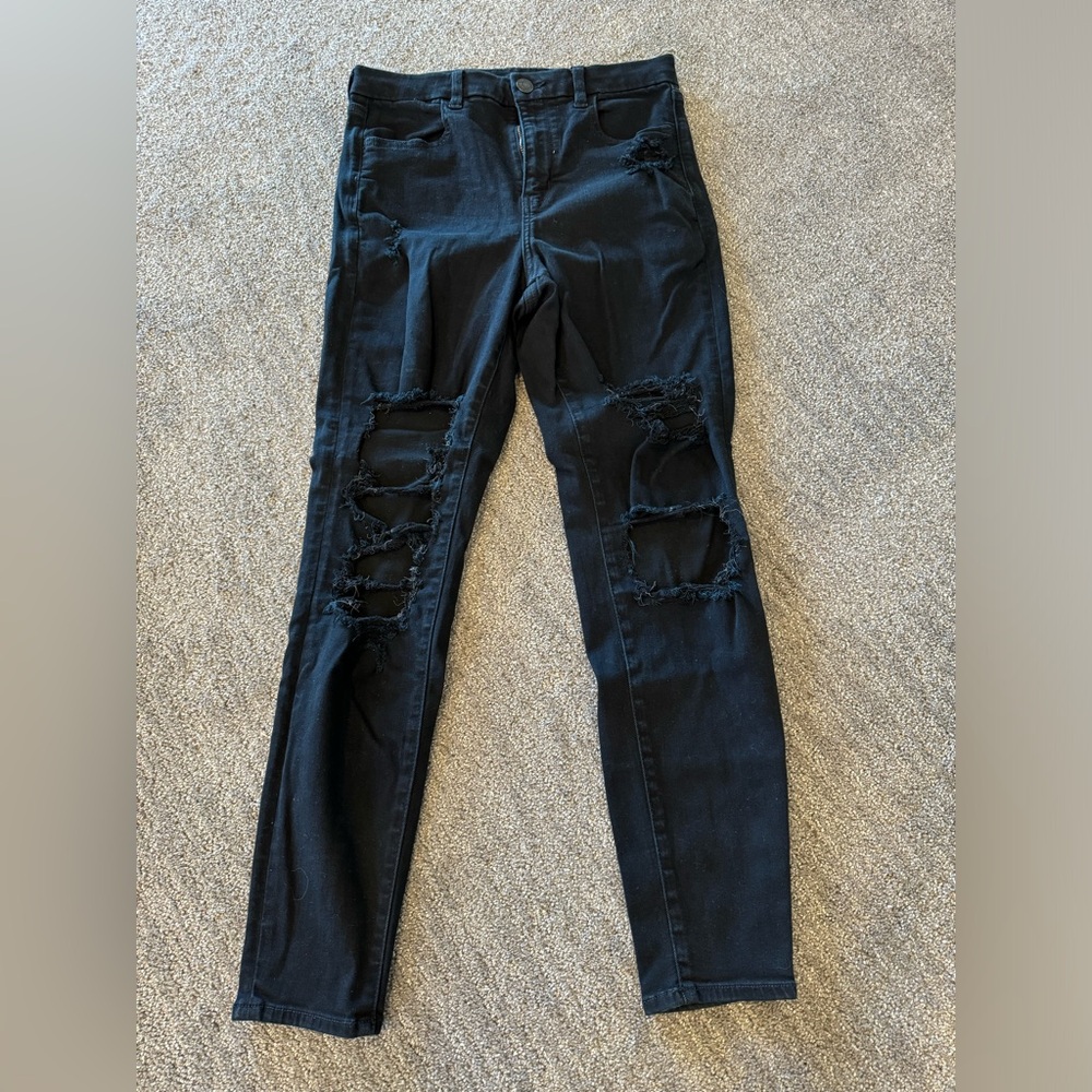American Eagle curvy hi rise jegging, size 10